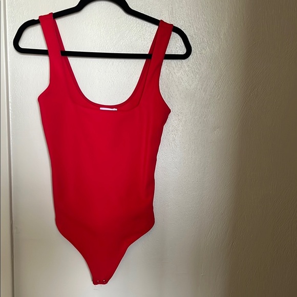 Good American RED Scuba Tank Bodysuit Size L - Picture 2 of 5